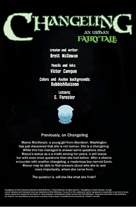 Read Changeling: An Urban Fairy Tale   2 Page 2 in English