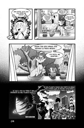 Read Gataláxia (ONE SHOT) [PT]  2 Page 5 in Brazilian Portuguese