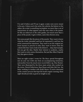 Read The Boys: Script Book  1 Page 5 in English