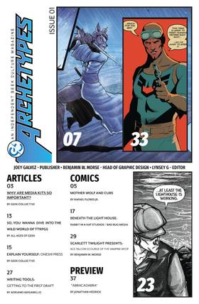 Read Archetypes: An Independent Geek Culture Magazine   1 Page 2 in English