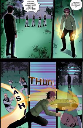 Read Arkfyre Issue 1  1 Page 9 in English