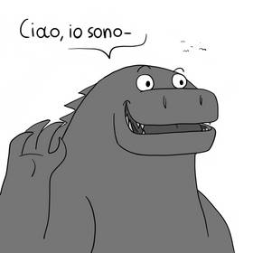 Read Perchè Godzilla è sempre >:( ?  1 Page 4 in Italian