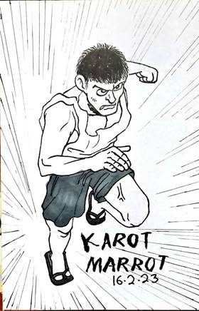 Read Karot Marrot's comic strip compilation  4 Page 1 in English