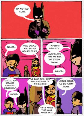 Read The Justice League of Cadmus Academy  6 Page 4 in English