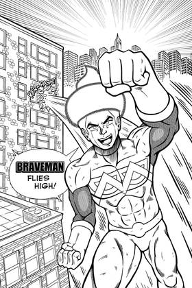 Read BRAVEMAN  1 Page 10 in English