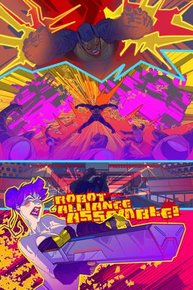 Read NYMPHOBOTS - NSFW Sexy Sci-fi Action! FREE COMIC  11 Page 4 in English