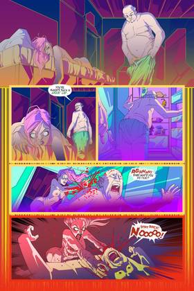 Read NYMPHOBOTS - NSFW Sexy Sci-fi Action! FREE COMIC  12 Page 5 in English
