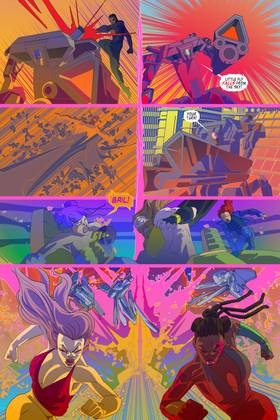 Read NYMPHOBOTS - NSFW Sexy Sci-fi Action! FREE COMIC  14 Page 3 in English