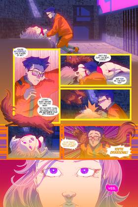 Read NYMPHOBOTS - NSFW Sexy Sci-fi Action!  1 Page 3 in English