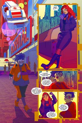 Read NYMPHOBOTS - NSFW Sexy Sci-fi Action!  2 Page 3 in English
