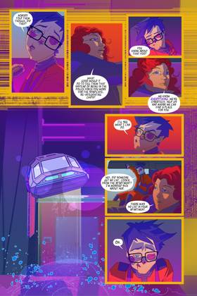 Read NYMPHOBOTS - NSFW Sexy Sci-fi Action! FREE COMIC  2 Page 5 in English