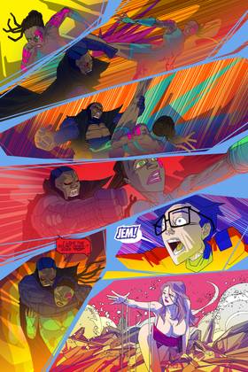 Read NYMPHOBOTS - NSFW Sexy Sci-fi Action! FREE COMIC  4 Page 10 in English