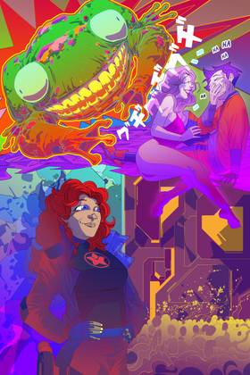 Read NYMPHOBOTS - NSFW Sexy Sci-fi Action! FREE COMIC  6 Page 7 in English
