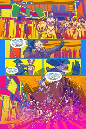 Read NYMPHOBOTS - NSFW Sexy Sci-fi Action! FREE COMIC  8 Page 9 in English