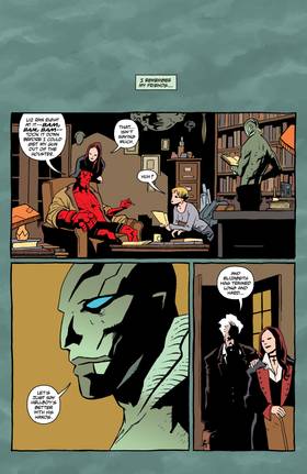Read Abe Sapien  7 Page 9 in English