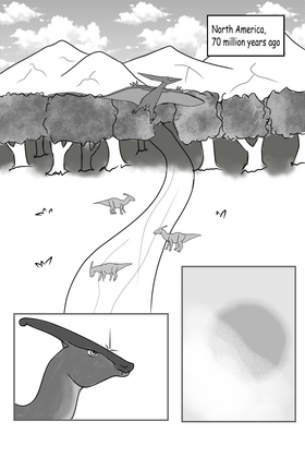 Read My Neighbour is a Parasaurolophus  1 Page 1 in English