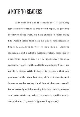 Read Lone Wolf And Cub  9 Page 8 in English