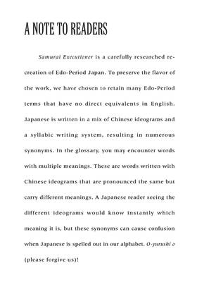Read Samurai Executioner  3 Page 8 in English