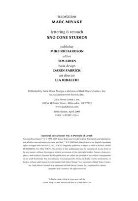 Read Samurai Executioner  4 Page 6 in English