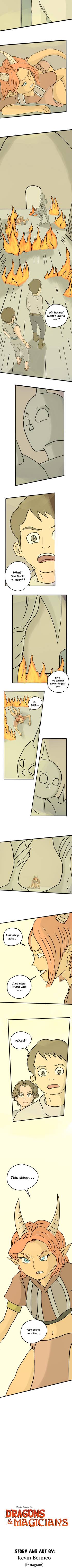 Read Dragons & Magicians  8 Page 4 in English