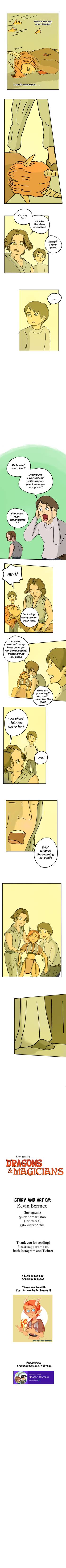 Read Dragons & Magicians  9 Page 4 in English