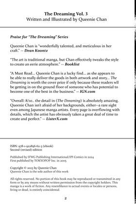 Read The Dreaming  3 Page 3 in English