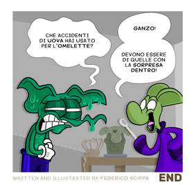 Read Just a Cartoon - Italian Version  43 Page 4 in Italian