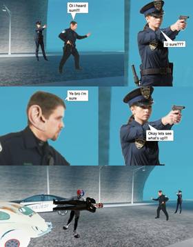 Read GUN LEGS MAN  26 Page 3 in English