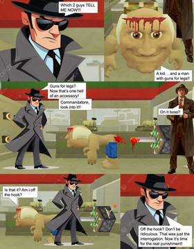 Read GUN LEGS MAN  18 Page 3 in English