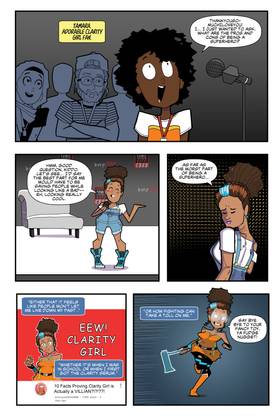 Read Adventures of Clarity Girl: Q&A with Clara  1 Page 4 in English