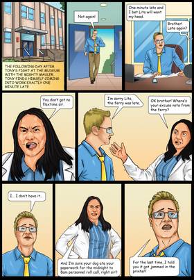 Read Adventures Of "The Lightning Fast" Tony Dangerous  5 Page 9 in English