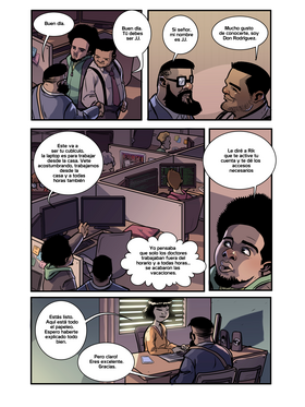 Read Adventures of a System Admin  7 Page 9 in Spanish