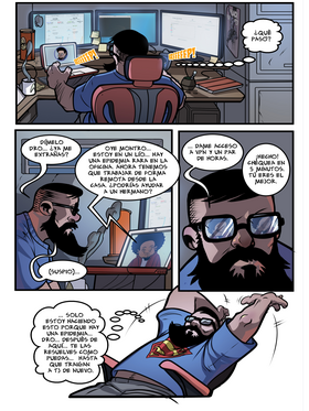 Read Adventures of a System Admin  5 Page 6 in Spanish