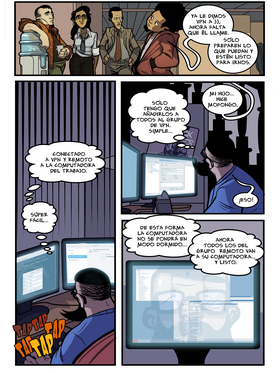 Read Adventures of a System Admin  5 Page 7 in Spanish