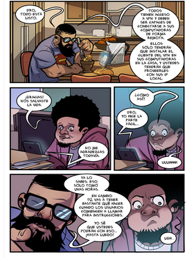 Read Adventures of a System Admin  5 Page 8 in Spanish