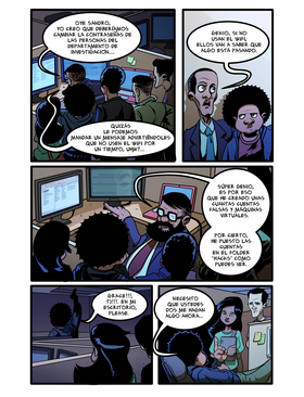 Read Adventures of a System Admin  3 Page 6 in Spanish