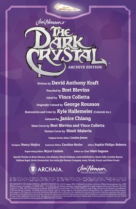 Read Jim Henson's The Dark Crystal - Archive Edition  2 Page 2 in English