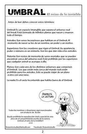 Read Umbral - El reino de lo invisible  1 Page 2 in Spanish