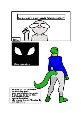 Read UM CONTO DE UM LAGARTO  2 Page 4 in Portugese