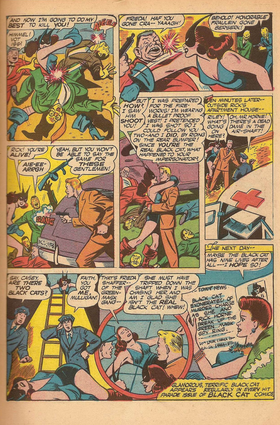Read Black Cat Classic Comics  1 Page 8 in English