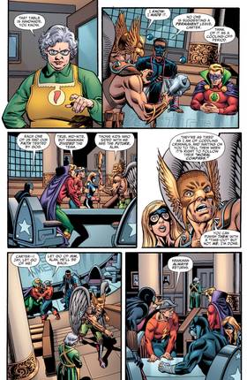 Read Justice Society of America (2007-)  9 Page 10 in English