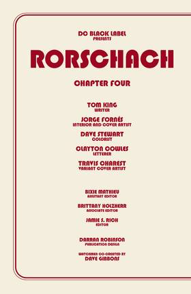 Read Rorschach (2020-)  5 Page 2 in English