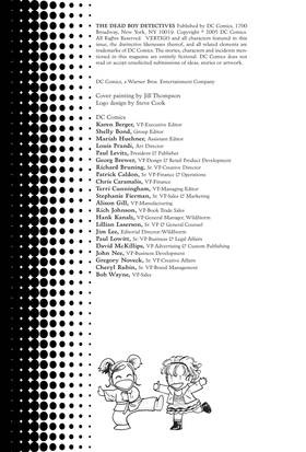 Read The Dead Boy Detectives (2013-)  4 Page 4 in English