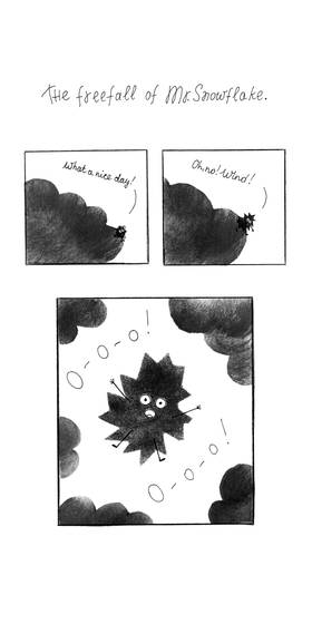 The freefall of Mr. Snowflake