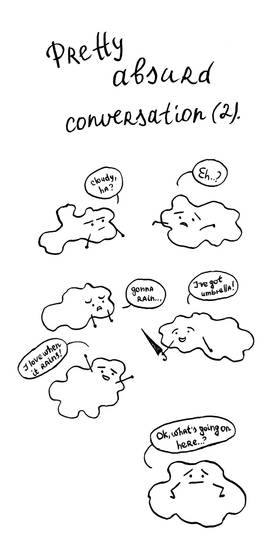 Cover for Pretty absurd conversation (2)