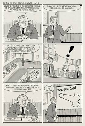 Read Ramóna the Rebel Graphic Designer  1 Page 6 in English