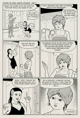 Read Ramóna the Rebel Graphic Designer  1 Page 5 in English