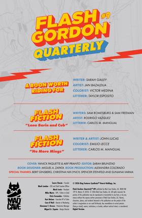 Read Flash Gordon Quarterly  11 Page 2 in English