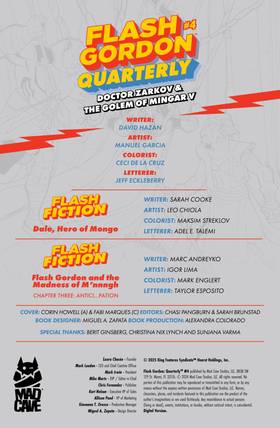 Read Flash Gordon Quarterly  5 Page 2 in English