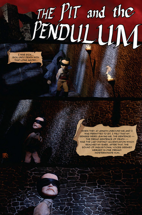 Read Edgar Allan Poe's The Pit and the Pendulum  1 Page 4 in English